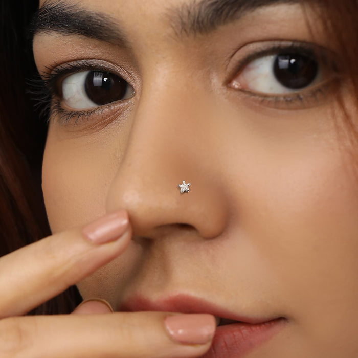 Minimal 925 Sterling Silver Nath Combo