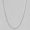 Minimal 925 Sterling Silver Rhodium Plated Chain