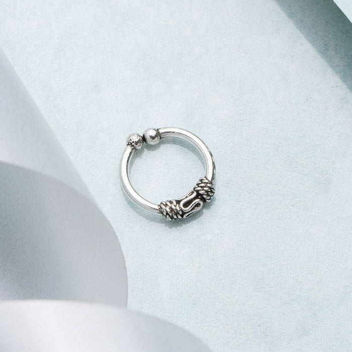 Minimal 925 Sterling Silver Septum