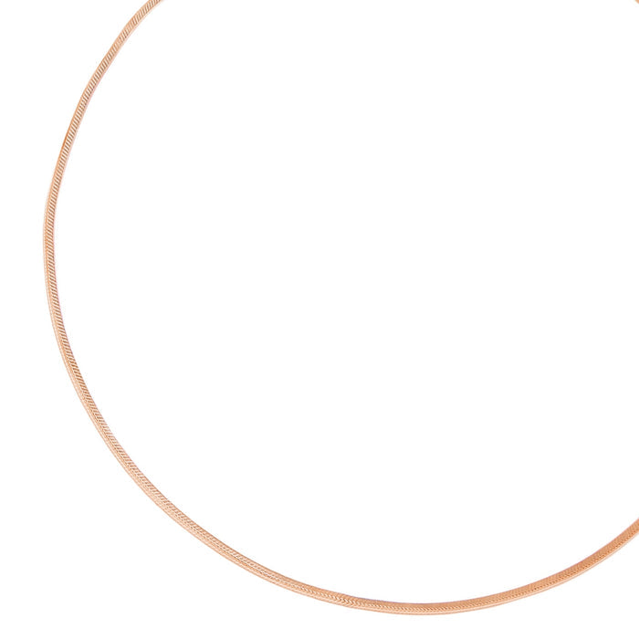 Minimal Chain Rose Gold Please 925 Silver Chain Anklet (Adjustable)