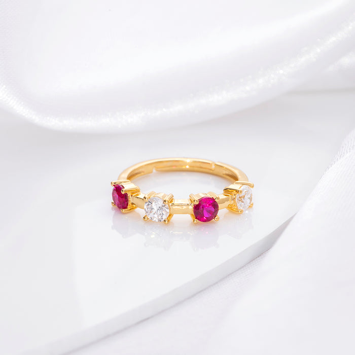 Minimal Gold Plated 925 Sterling Silver Ring