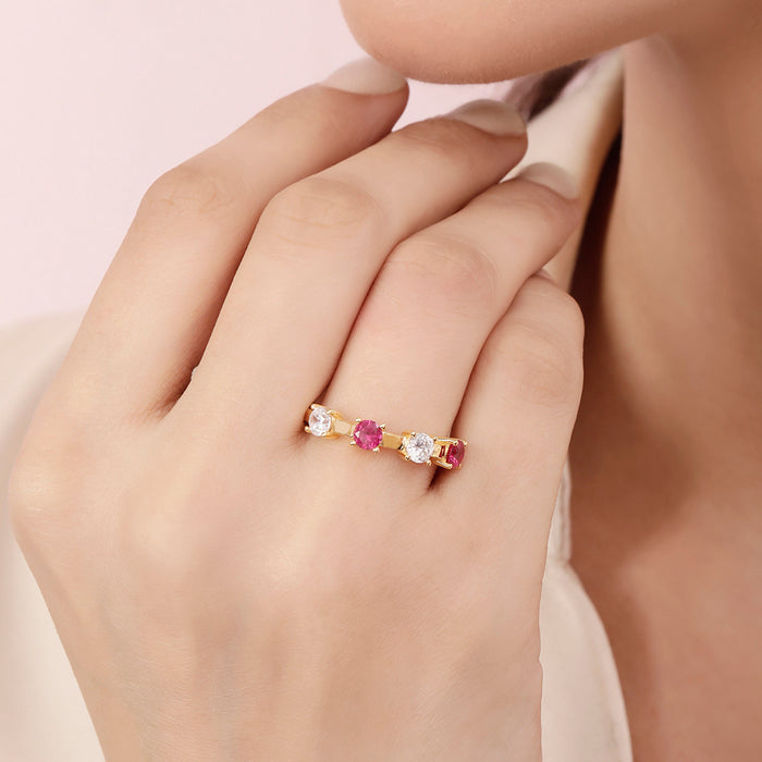 Minimal Gold Plated 925 Sterling Silver Ring