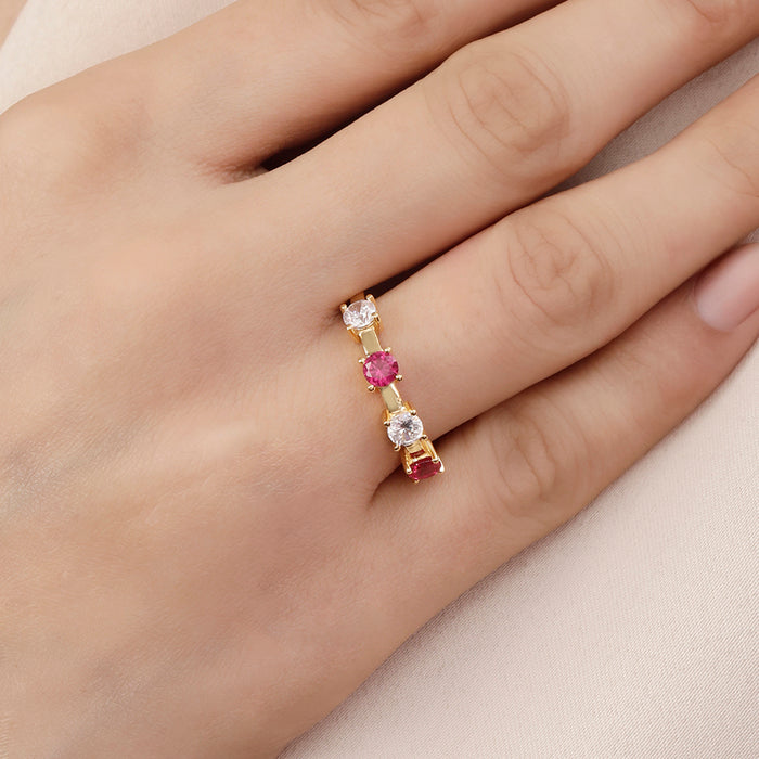 Minimal Gold Plated 925 Sterling Silver Ring