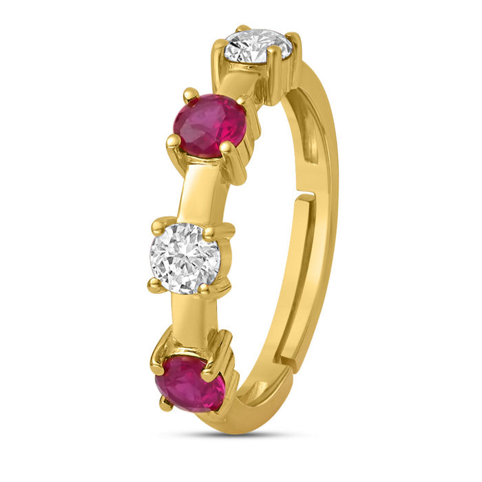 Minimal Gold Plated 925 Sterling Silver Ring