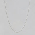 Minimal Rhodium Plated 925 Sterling Silver Rope Chain