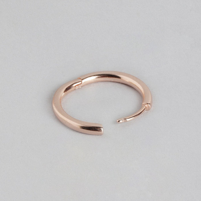 Minimal Rose Gold 925 Sterling Silver Earrings