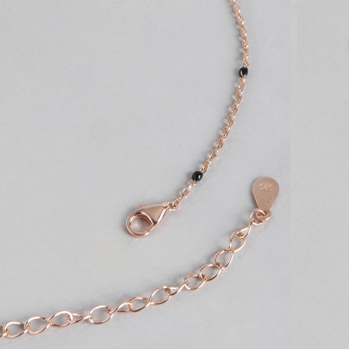 Minimal Rose Gold Plated 925 Sterling Silver Mangalsutra