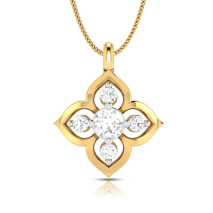 Minimalist Sparkle Lab-Grown Diamond Circle Pendant without Chain