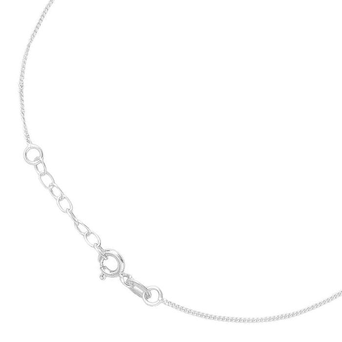 Adjustable clasp and extender chain of a women's 925 Sterling Silver anklet – Zavya