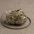 Money Magnet Duo: Raw Pyrite Prosperity Stone & Wealth Attraction Anklet