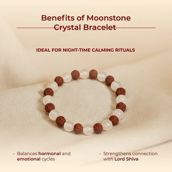 Moonstone Crystal Bracelet - view 2