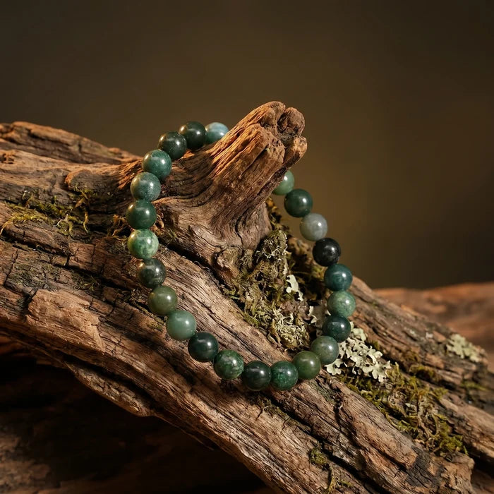 Moss Agate Stone Bracelet - view 4