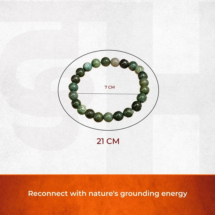 Moss Agate Stone Bracelet - view 5
