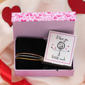 Multi-Strand Triple Plating 925 Sterling Silver Bracelet Gift Hamper