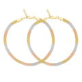 Multi Toned 925 Sterling Silver Anklet