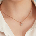 925 Sterling Silver My Crown Rose Gold 925 Silver Necklace Chain for Women – Zavya
