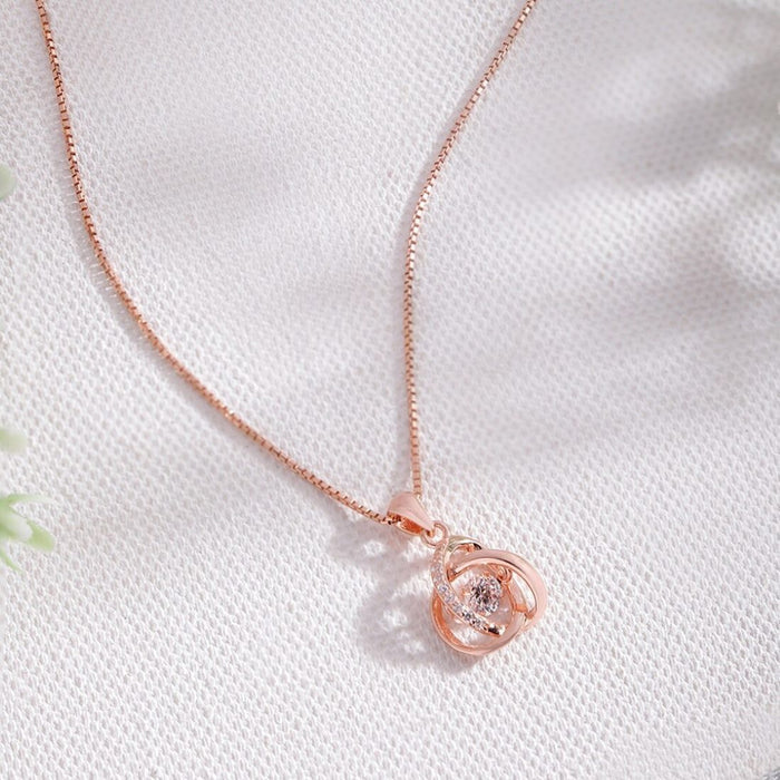 My Universe Rose Gold 925 Silver Necklace Chain Gift Hamper