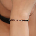 Mystic Beads Rhodium Plated 925 Sterling Silver Bracelet