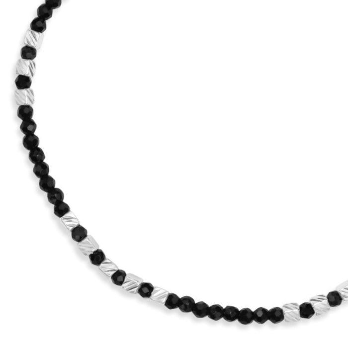Mystic Beads Rhodium Plated 925 Sterling Silver Bracelet