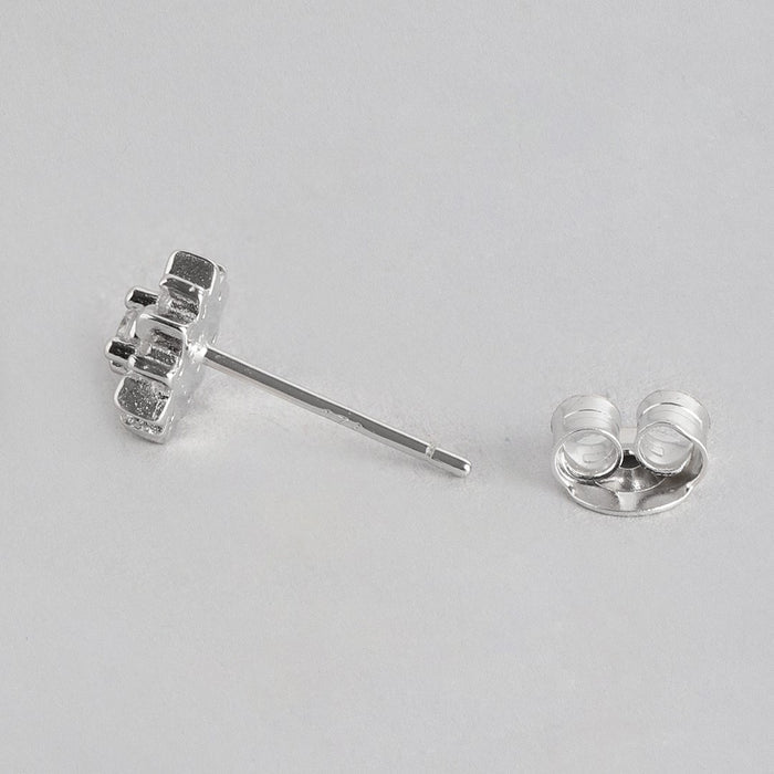 Nakshatra Floral Stud 925 Sterling Silver Earring Combo