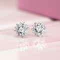 Nakshatra Flower Studs 925 Silver Earrings