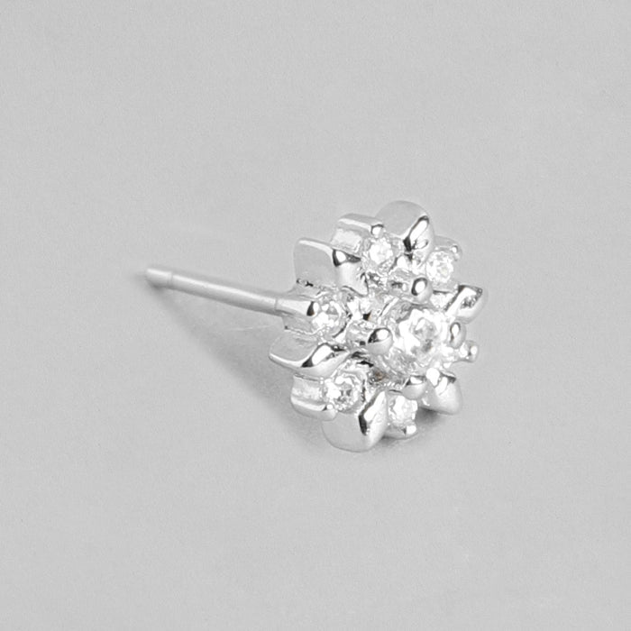 Nakshatra Flower Studs 925 Silver Earrings
