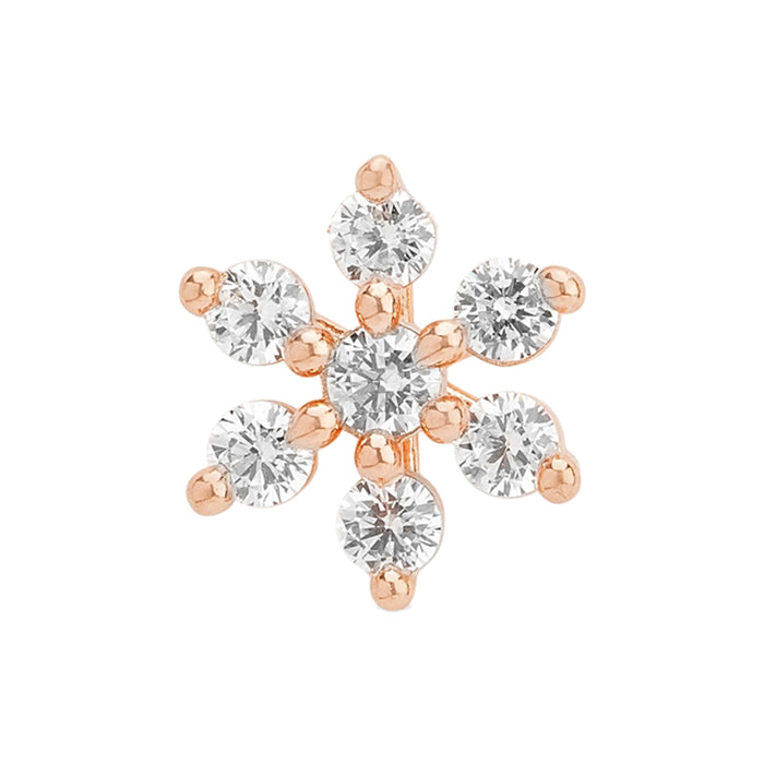 Nakshatra Rose Gold Plated 925 Sterling Silver Necklace with Link Chain