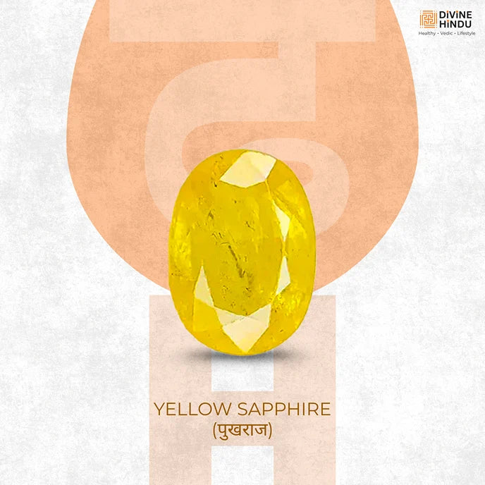 Gemstone: Natural Yellow Sapphire (Pukhraj)