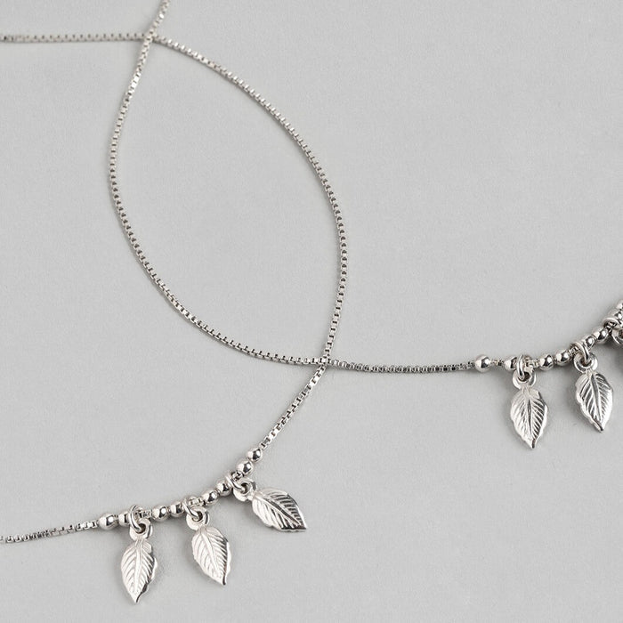 Nature Lover 925 Sterling Silver Anklet
