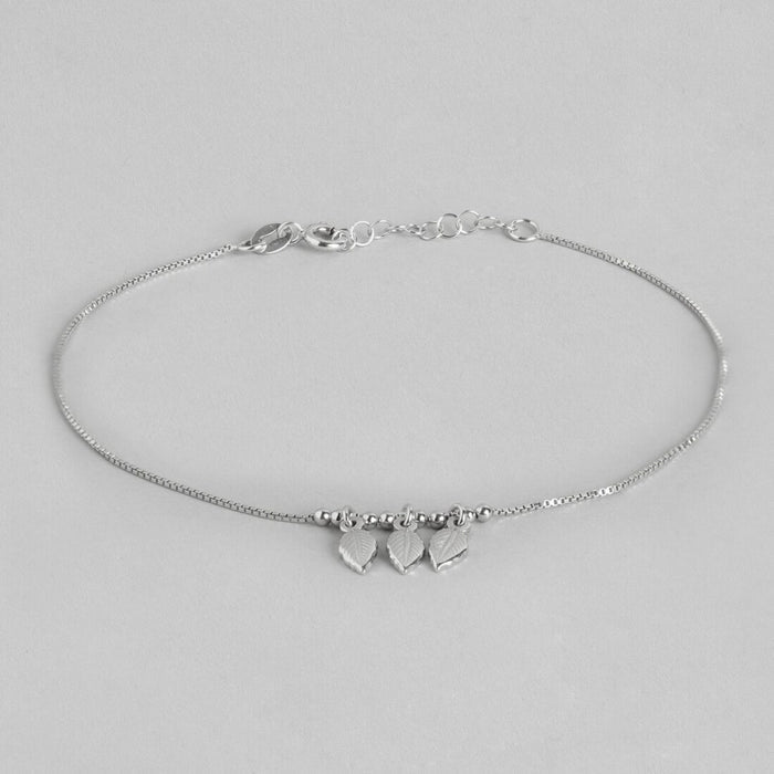 Nature Lover 925 Sterling Silver Anklet