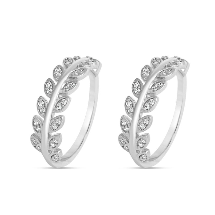 Nature's Grace - Leafy Silver Adjustable 925 Silver Toe Ring
