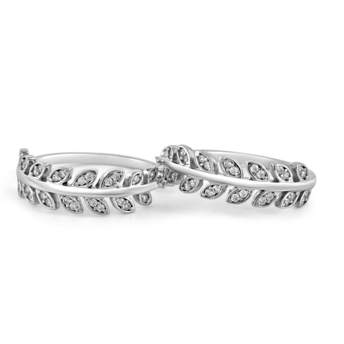 Nature's Grace - Leafy Silver Adjustable 925 Silver Toe Ring