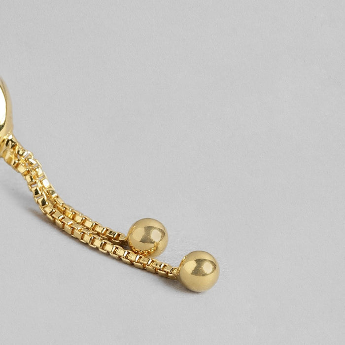 Nature's Splendor Gold Plated 925 Sterling Silver Earrings