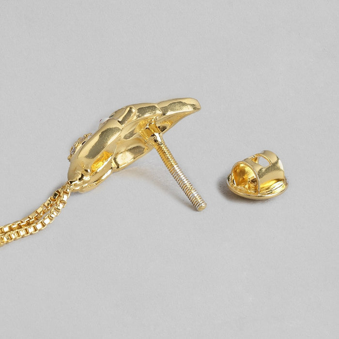 Nature's Splendor Gold Plated 925 Sterling Silver Earrings