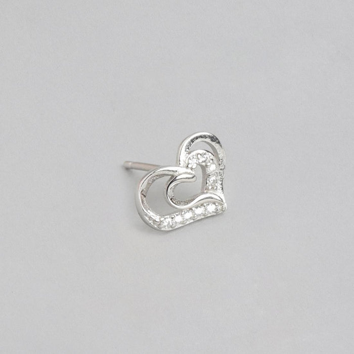 Nested Heart 925 Silver Jewellery Set