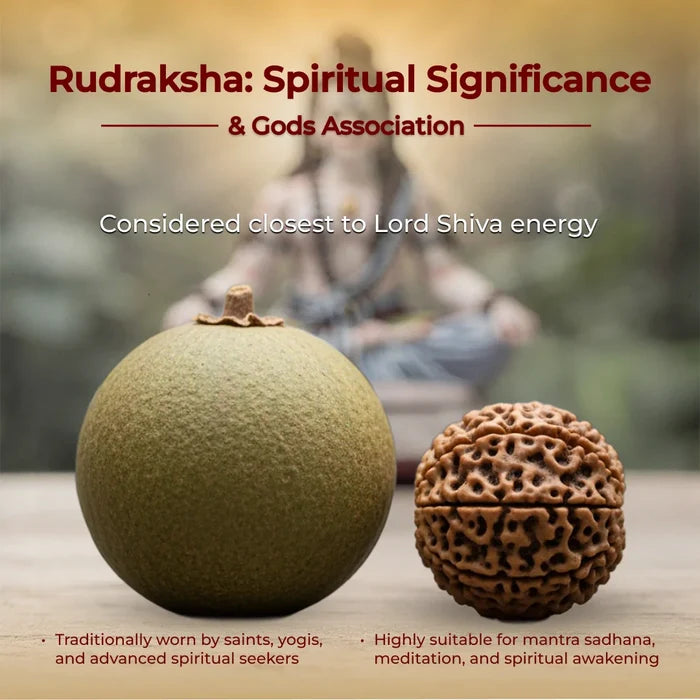 Om Rudraksha Silver Chain Bracelet - view 3