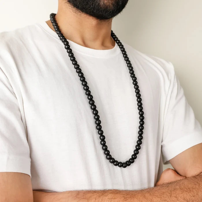 Original Karungali Malai 108-beads ebony wood mala, product view