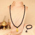 Original Karungali Malai 108-Beads & Karungali Malai Bracelet Combo with Govt. Certification