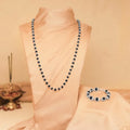 Original Karungali Malai with Silver cap 54-Beads & Karungali Malai Bracelet Combo with Govt. Certification