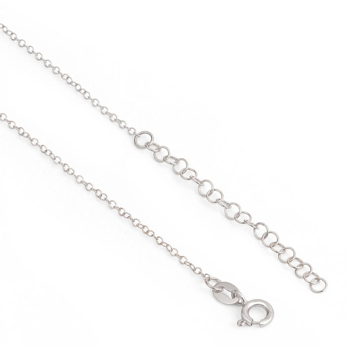 Our Infinite Story Rhodium Plated Necklace