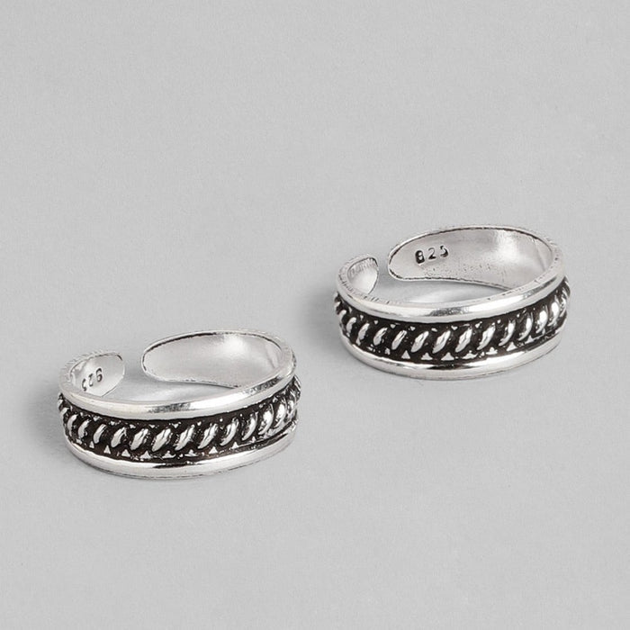 Over-Looped 925 Sterling Silver Toe Ring