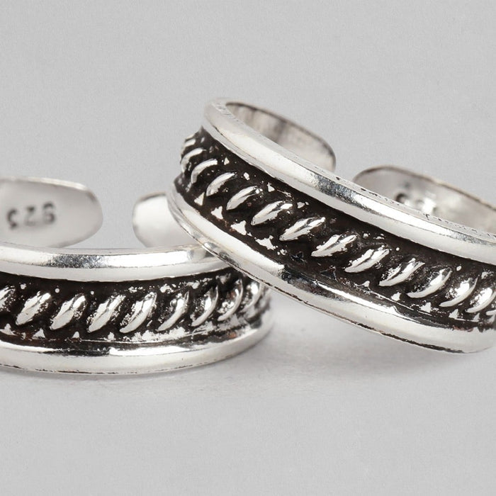 Over-Looped 925 Sterling Silver Toe Ring