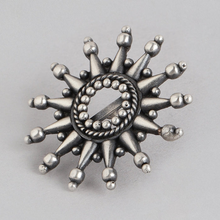Oxidised Star 925 Sterling Silver Earrings