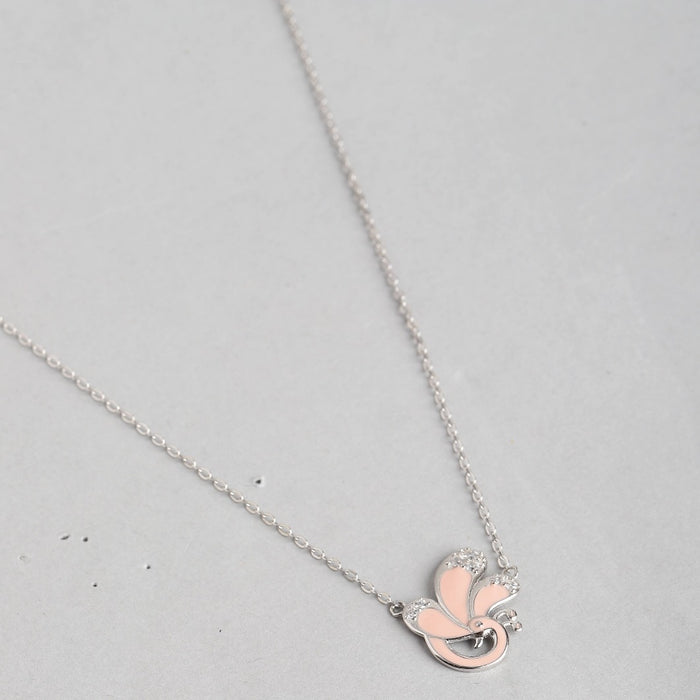 Peacock 925 Silver Jewellery Set