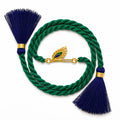 Peacock Feather Charm Gold Plated 925 Sterling Silver Thread Rakhi for Him
