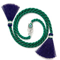 Peacock Feather Oxidised Silver Rakhi (Zavya Signature)