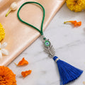 Peacock Lumba Rakhi for Bhabhi