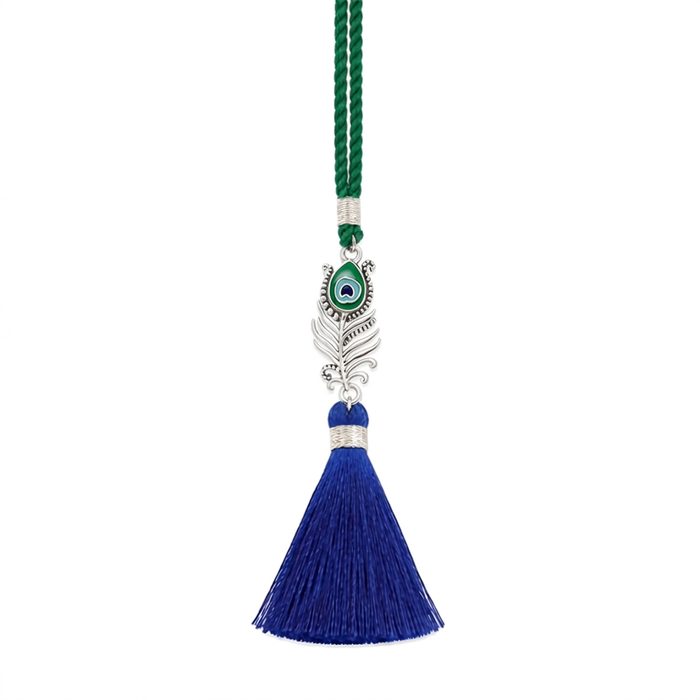 Peacock Lumba Rakhi for Bhabhi
