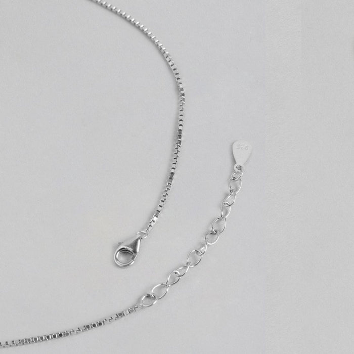 Peacock Necklace 925 Sterling Silver in Rhodium Plated