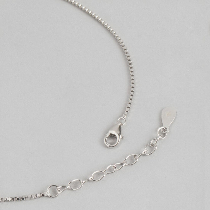 Peacock Necklace 925 Sterling Silver in Rose Gold Plated